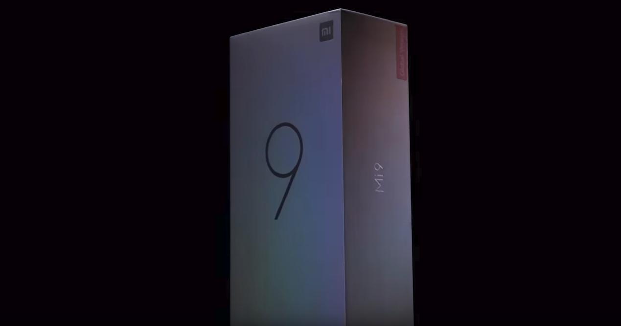 Xiaomi Mi 9 - boite d'emballage grand luxe